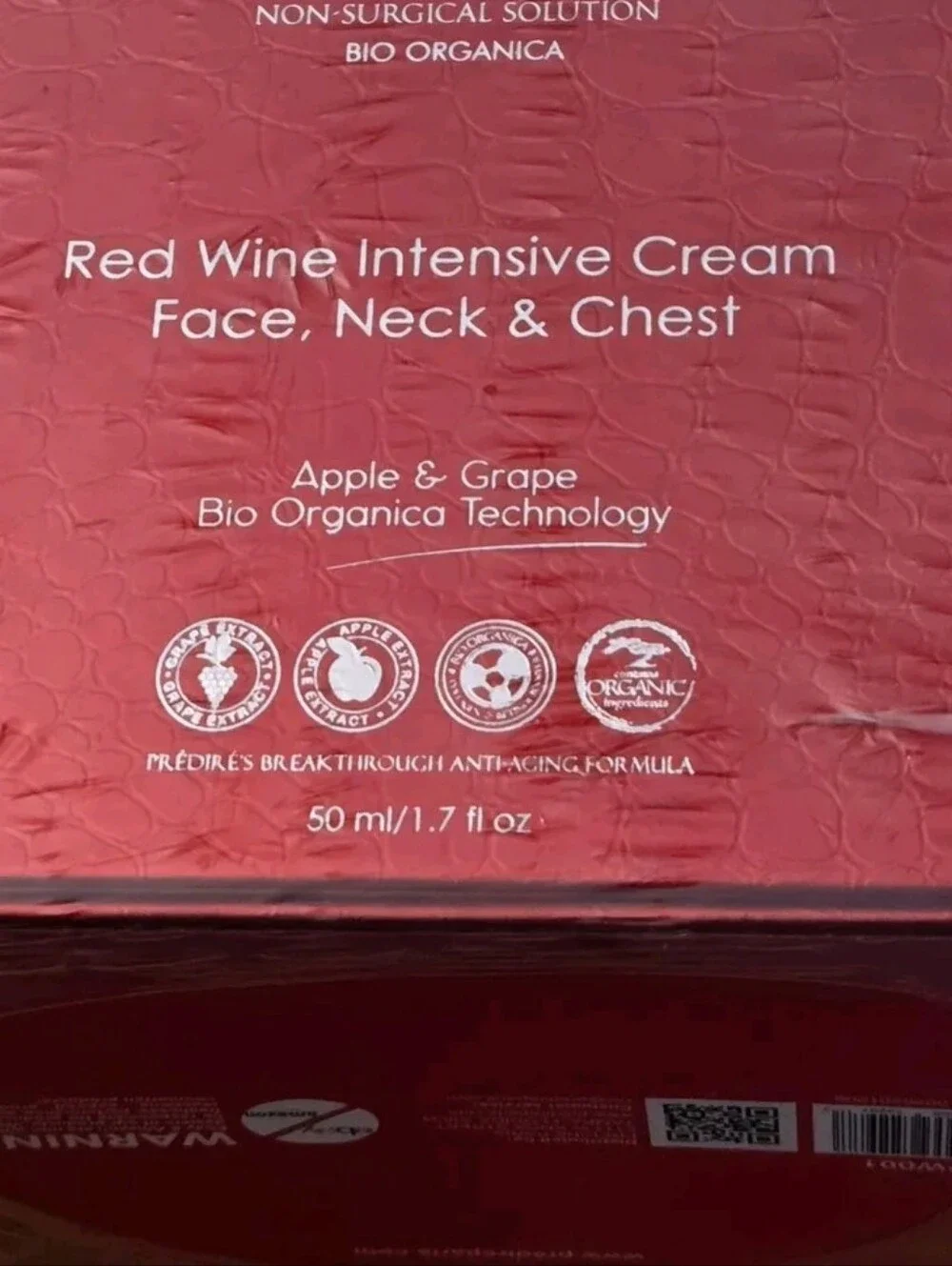 Red Wine Intensive Cream Face, Neck & Chest - 50 ml